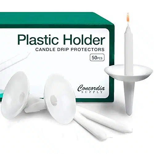 Candlelight Service, Church Vigil Plastic Reusable Candle Holders (Pack of )   Convenient for Candlelight Service, Church Vigil, Memorial Candles, Congregational Candles, Christmas Eve Candles