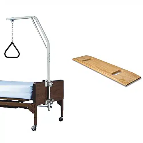 Graham Field Lumex Versa Helper Overhead Bed Trapeze Bar, Hospital & Medical Transfer Assist, Gray & DMI Transfer Board and Slide Board, FSA Eligible