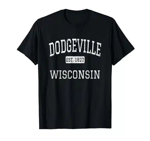 Dodgeville Wisconsin WI Vintage T Shirt