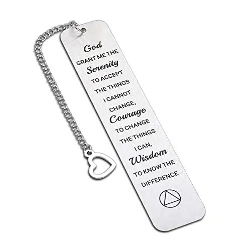 sobriety gifts for women serenity prayer gifts Sobriety Recovery AA Gifts Christian Bookmarks Gifts for Women Men Religious Bible Verse Book Markers Serenity Prayer After Surg